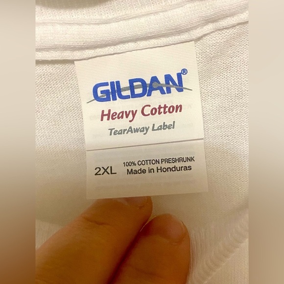 Gildan White Short Sleeve Tee. Unisex. Brand new - Picture 3 of 5